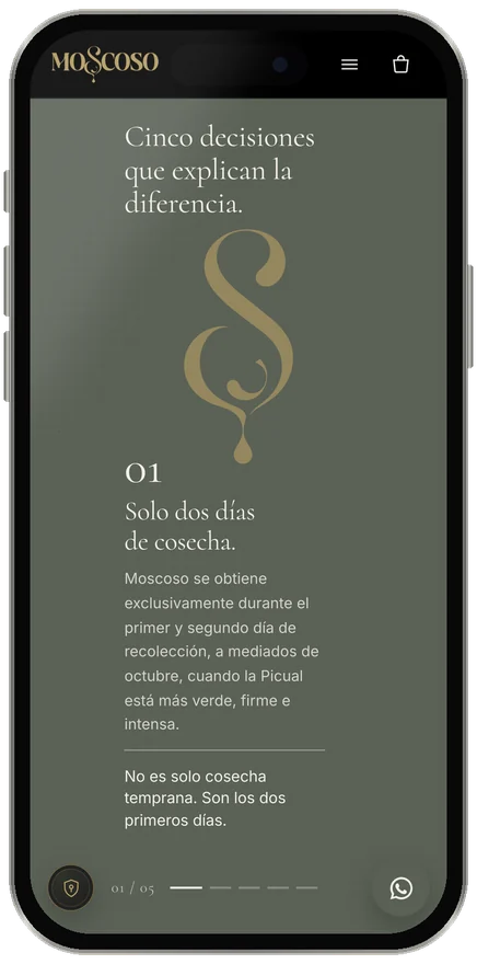 Sección «Cinco decisiones que explican la diferencia», empezando por «Solo dos días de cosecha»